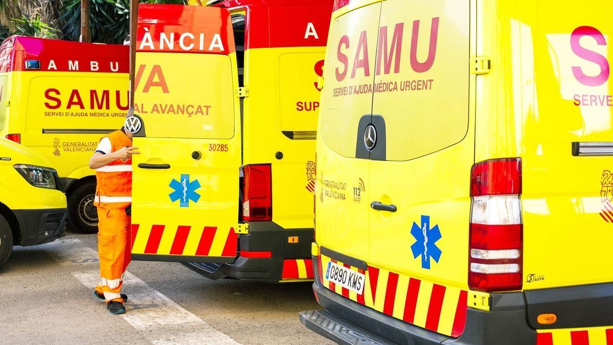 Varias ambulancias