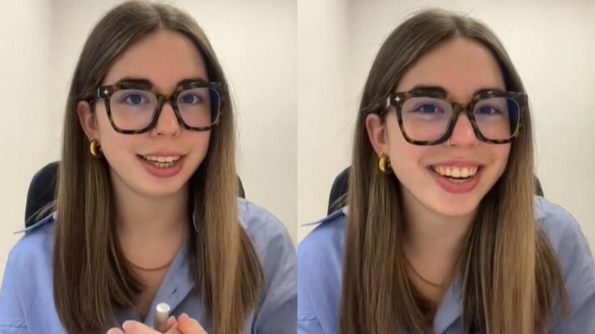 Maddi en un vídeo