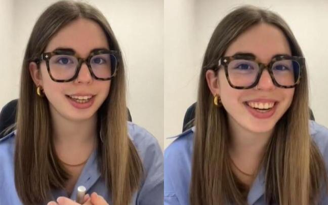 Maddi en un vídeo