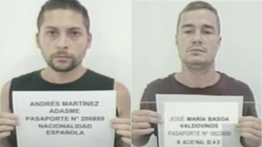Andrés Martínez Adasme y José María Basoa Valdovinos