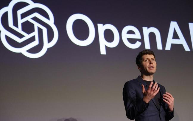 El director ejecutivo de OpenAI, Sam Altman, durante una conferencia.