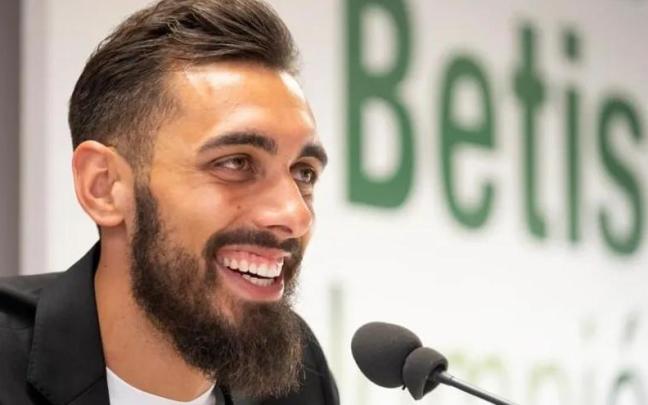 El jugador del Betis, Borja Iglesias