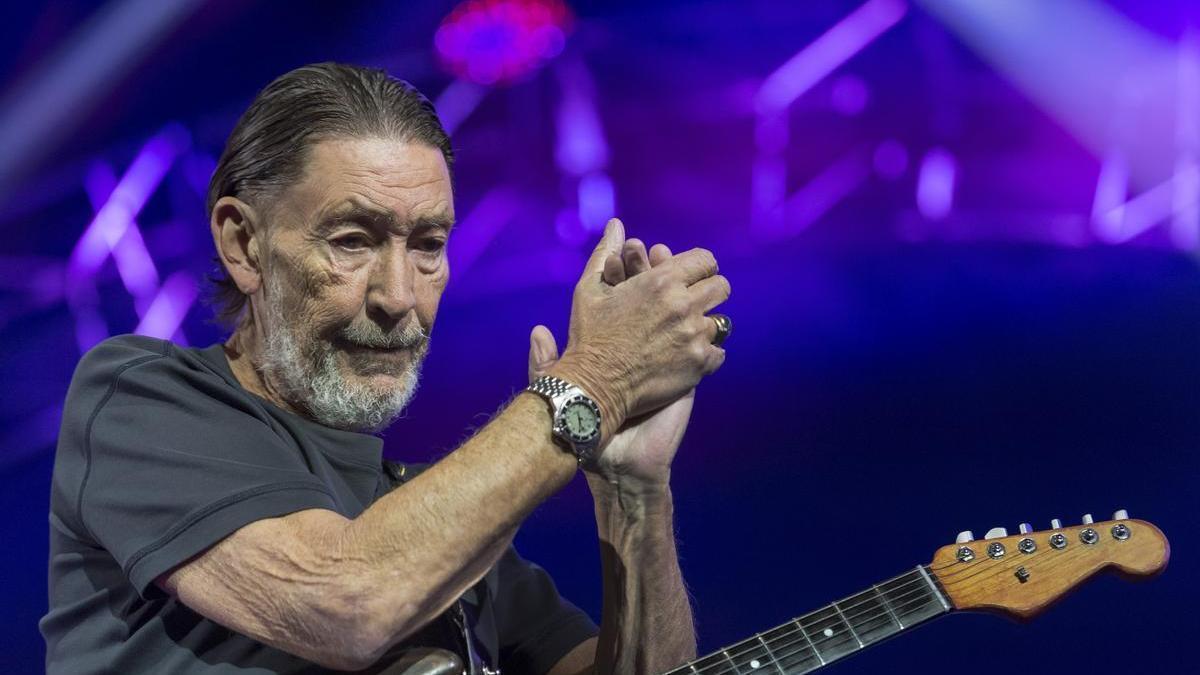 Chris Rea durante una actuación en Suiza en 2017.
