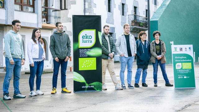 El alcalde de Orduña, Iker Santocildes, en el acto celebrado en Amezketa