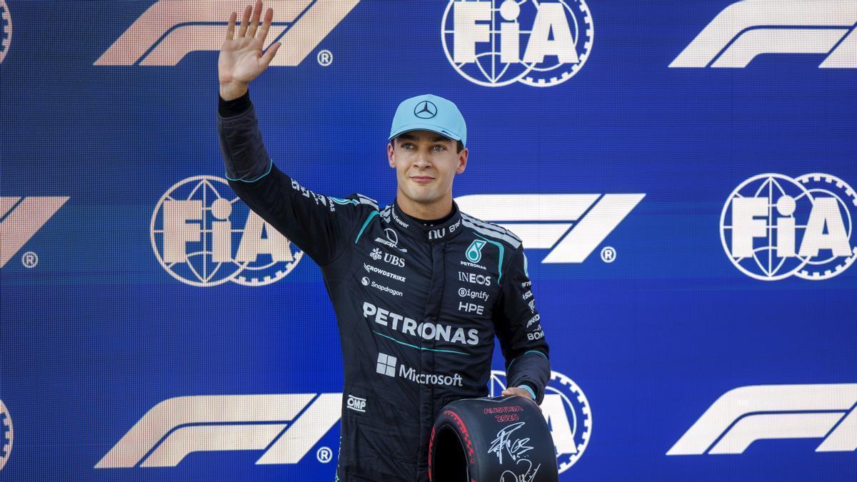 George Russell, tras firmar la pole en el Gran Premio de Austria
