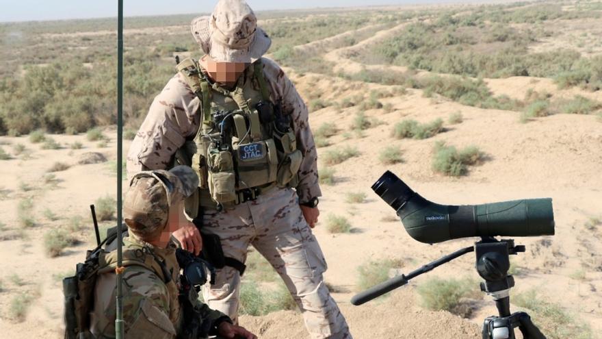 Soldados desplegados en Irak.