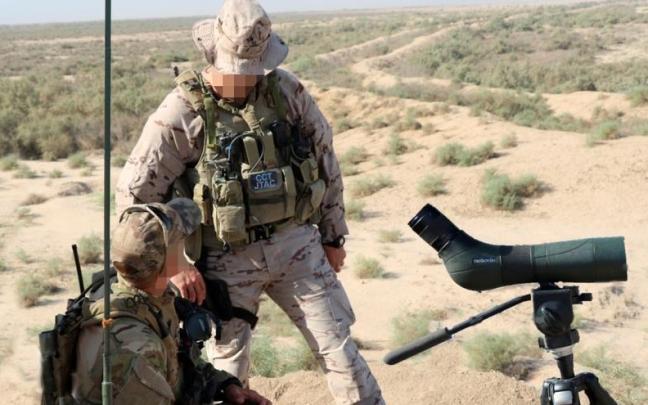 Soldados desplegados en Irak.