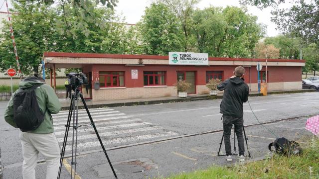 Vista general de la enhtrada de TRubos Runidos en su planta de Amurrio