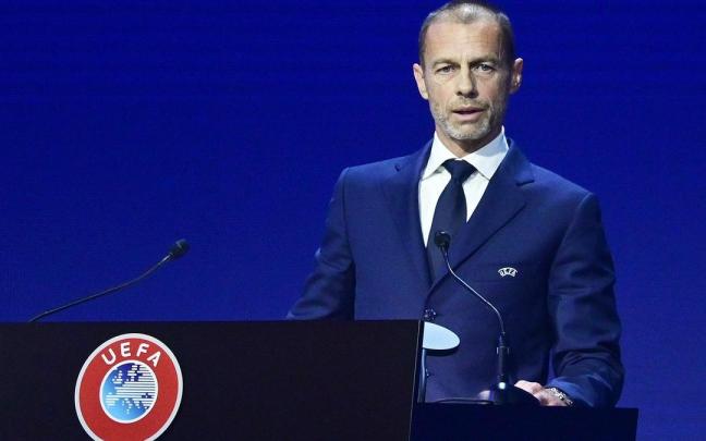 El presidente de la UEFA, Aleksander Ceferin.