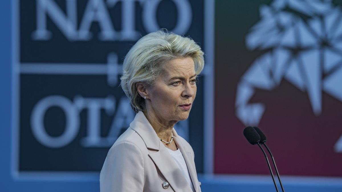 Ursula von der Leyen, presidenta de la Comisión Europea.