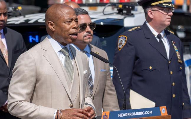 El alcalde de Nueva York, Eric Adams.