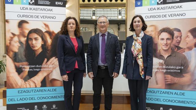 Presentación de la 45ª edición de los Cursos de Verano de EHU.