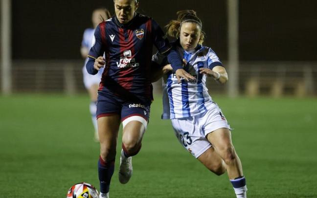 artido en el que la Real eliminó al Levante en cuartos. / EFE