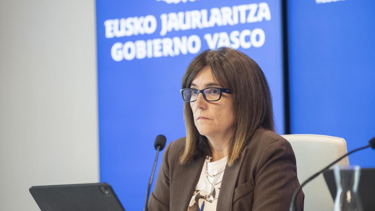 La consejera de Alimentación, Desarrollo Rural, Agricultura y Pesca, Amaia Barredo