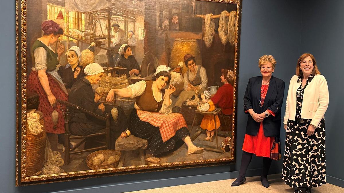 Arabako Arte Ederren Museoak 'Emakumea. Familia eta lana' erakusketa ireki du.