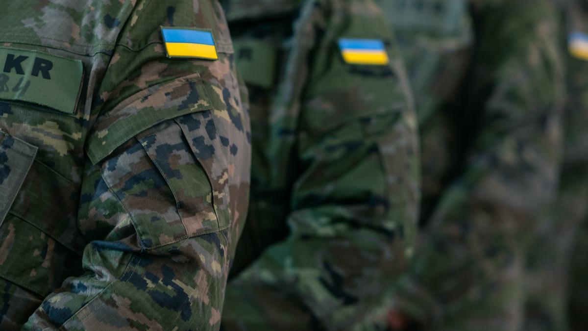 Soldados del ejército ucraniano.