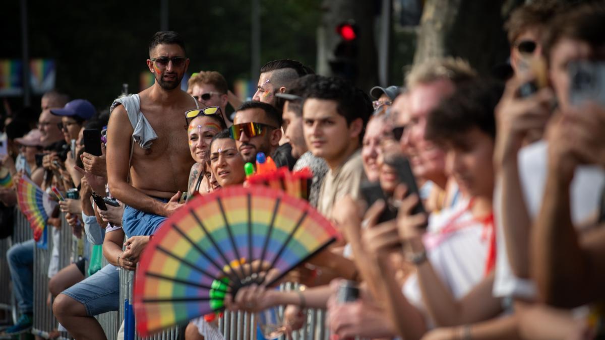 Imagen de una celebración del Orgullo LGTI+