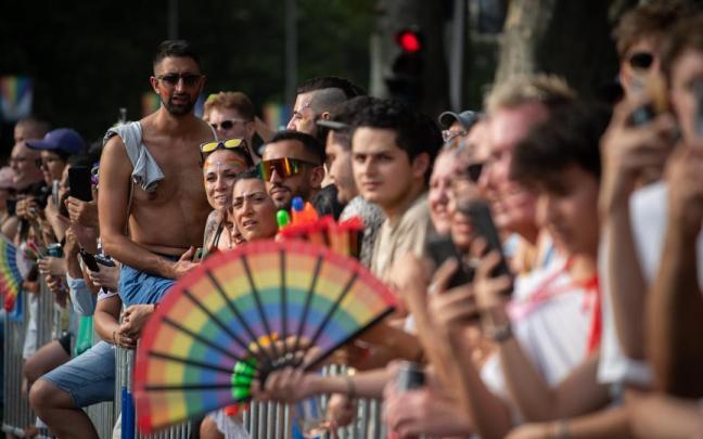 Imagen de una celebración del Orgullo LGTI+
