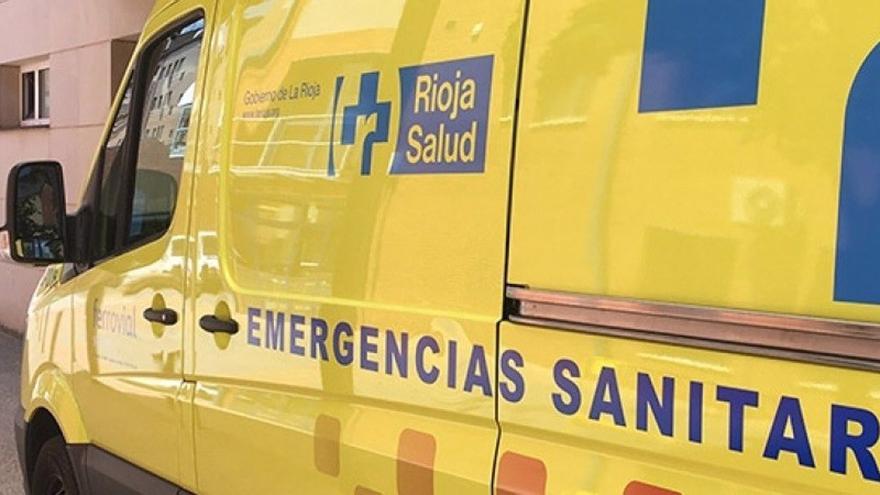 Ambulancia del Servicio Riojano de Salud.