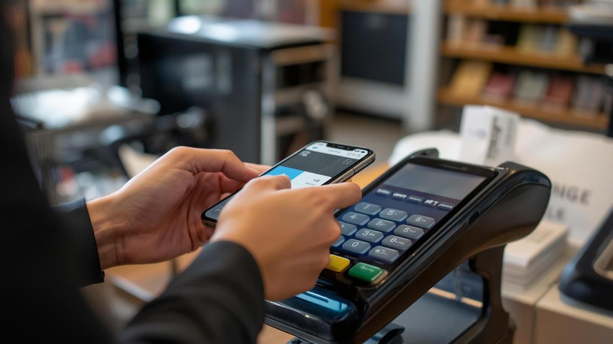 Pagar con el móvil es una práctica cada vez más habitual.