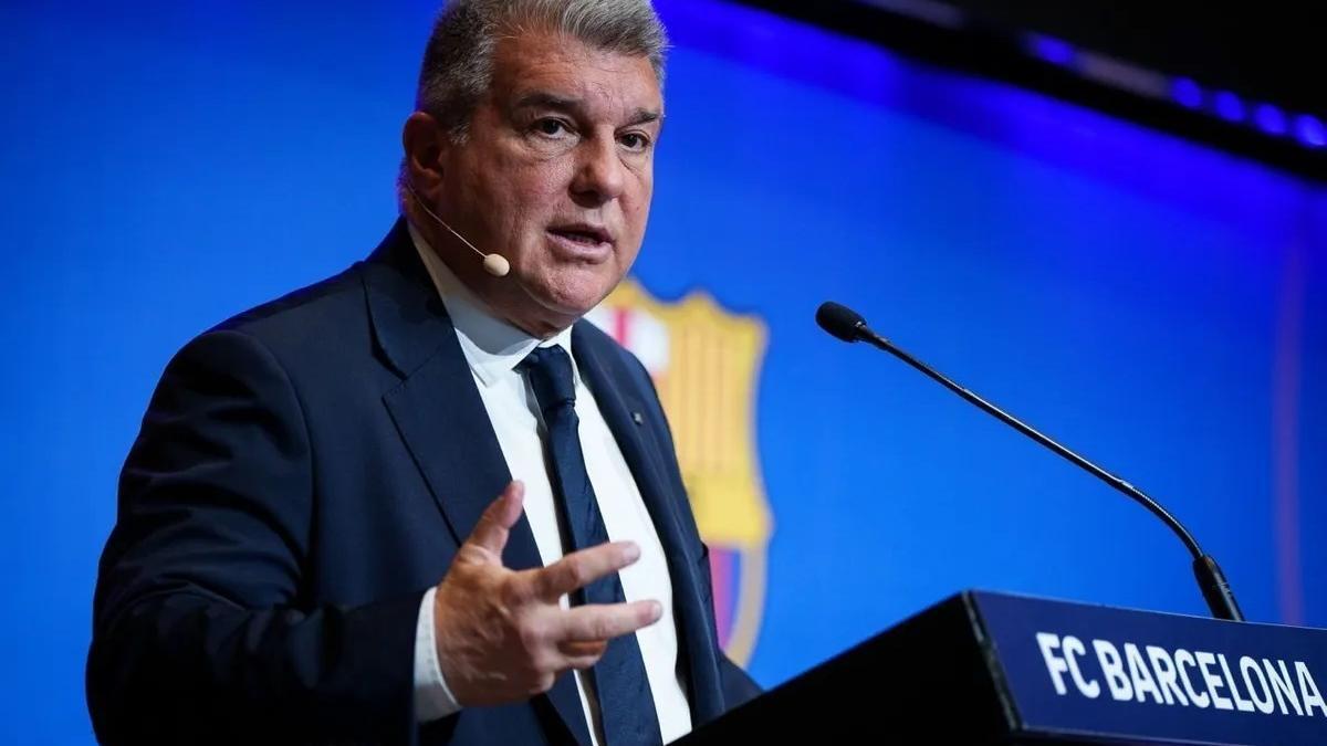 El actual presidente del Barcelona, Joan Laporta.