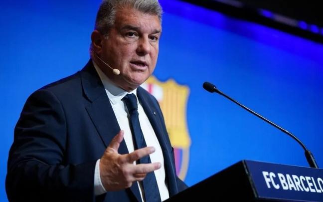 El actual presidente del Barcelona, Joan Laporta.