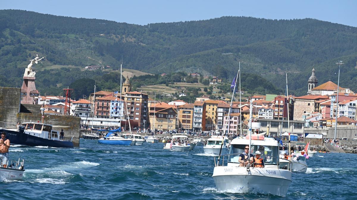 Para las y los bermeotarras el regreso de los barcos es un momento especial