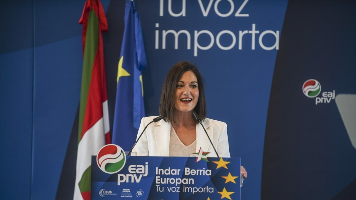 Oihane Agirregoita, candidata del PNV a las elecciones europeas.