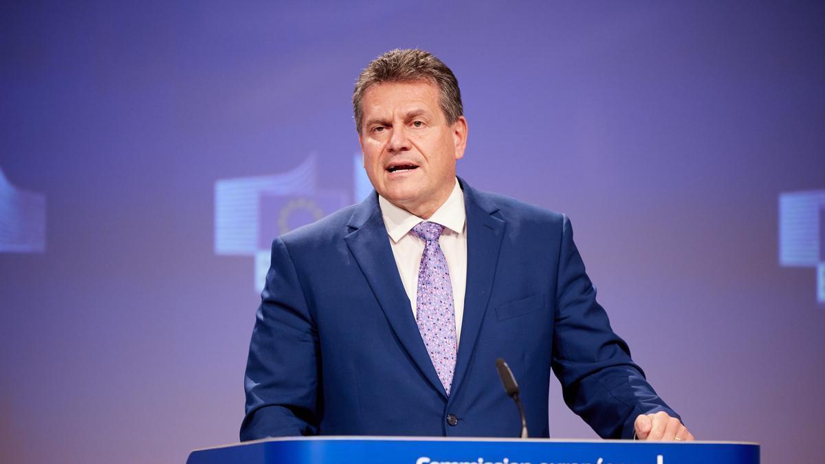 El comisario de Comercio europeo, Maros Sefcovic
