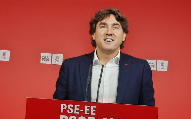 Eneko Andueza, secretario general del PSE-EE y candidato a lehendakari.