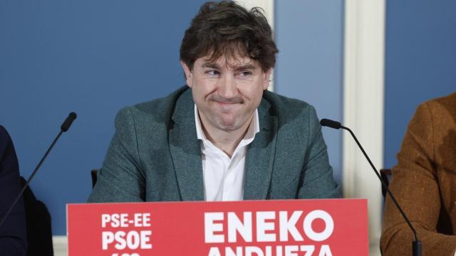 El candidato del PSE a lehendakari, Eneko Andueza.