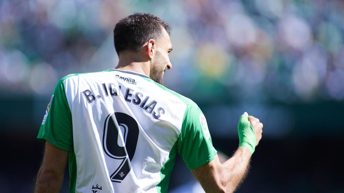 Borja Iglesias marcó el gol de la victoria.