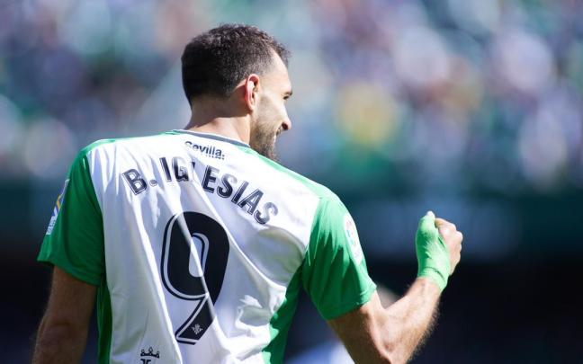 Borja Iglesias marcó el gol de la victoria.