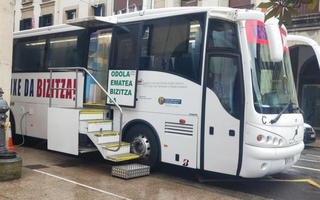 La unidad móvil llegará a Gernika-Lumo el 5 de enero