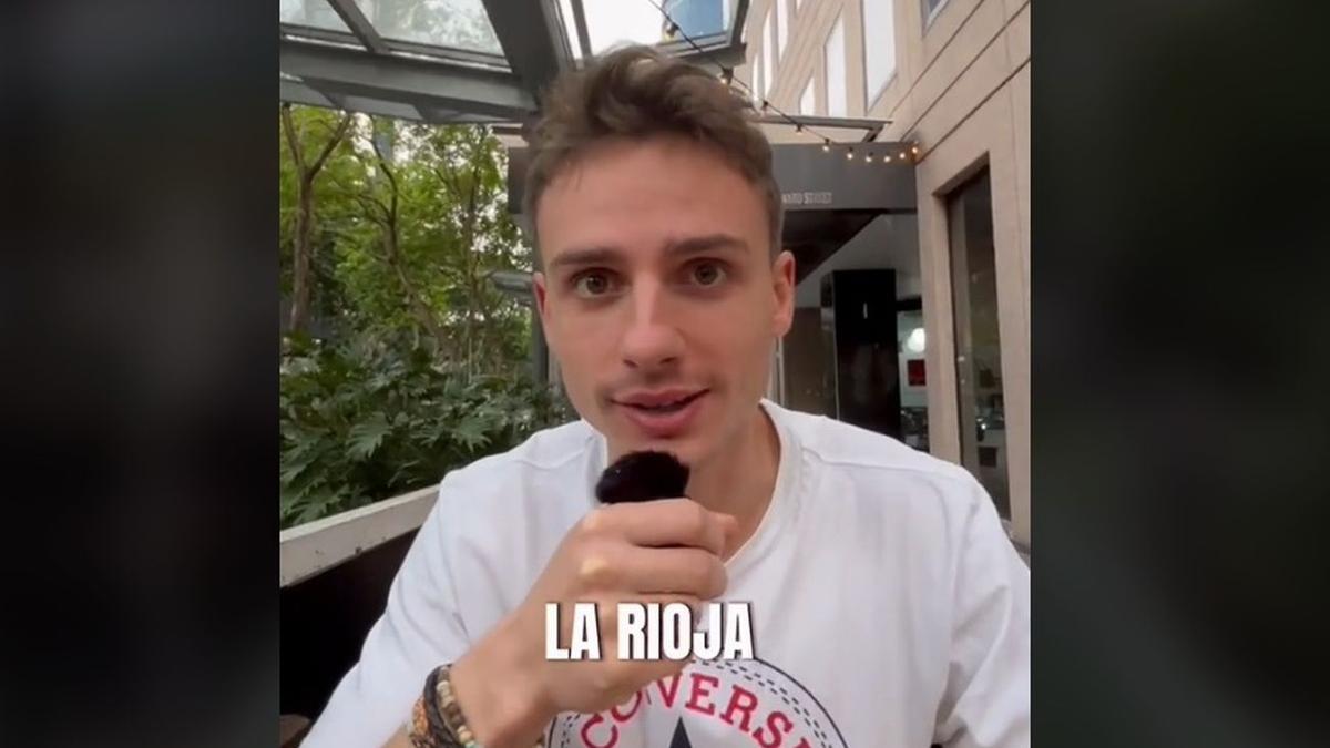 El joven francés, intentando pronunciar 'La Rioja'.