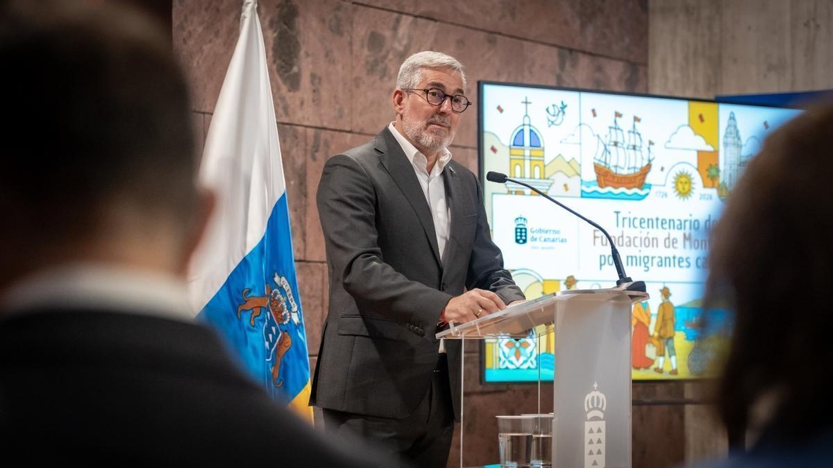 El presidente de Canarias, Fernando Clavijo.
