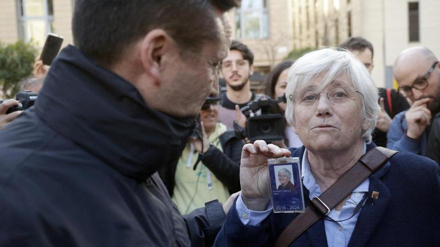 Clara Ponsatí es detenida en su regreso a España
