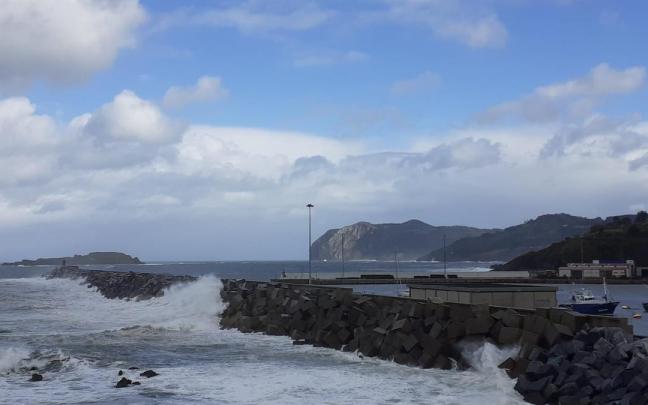 Oleaje en Bermeo