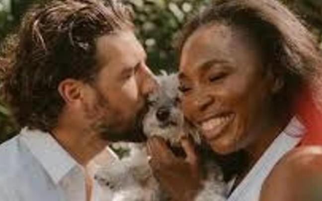 Venus Williams junto a Andrea Preti