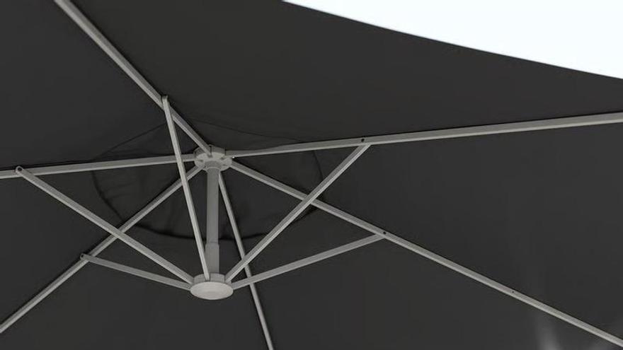 Imagen de la sombrilla colgante Hisso Iggon de Ikea