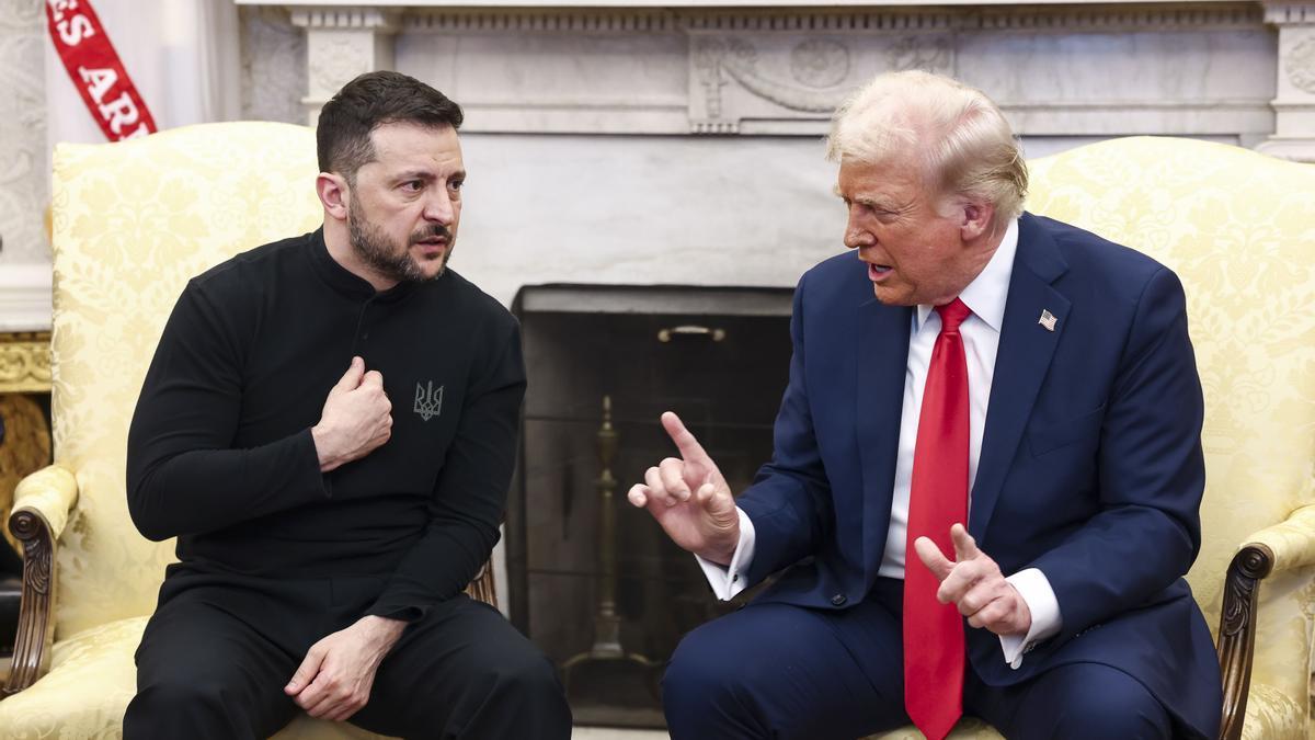 Tensión en la Casa Blanca durante la reunión entre Trump y Zelenski