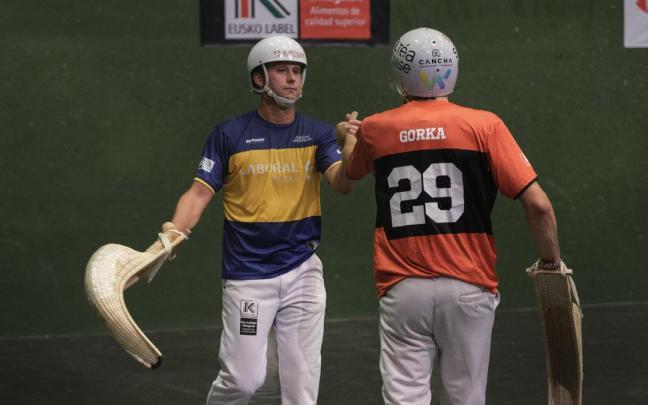 Alex Goitiandia y Gorka Sorozabal, campeones del Bilbao Iron Cup de cesta en el Deportivo ante Urreisti-Basque.
