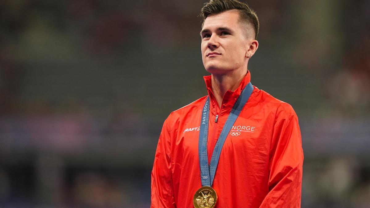 Jakob Ingebrigtsen, deportista olímpico en la disciplina de atletismo durante los Juegos Olímpicos de París 2024