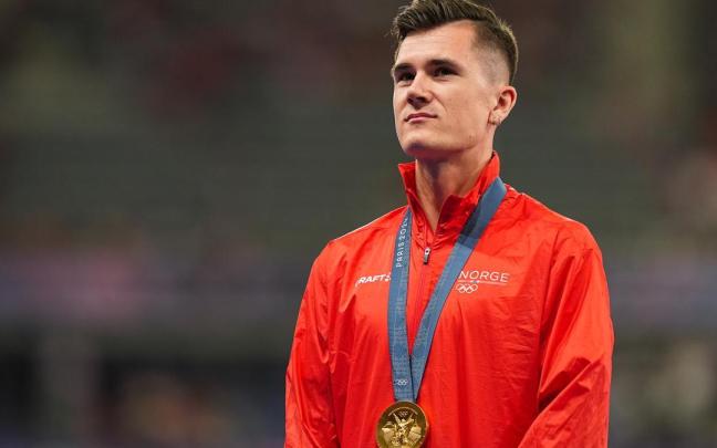 Jakob Ingebrigtsen, deportista olímpico en la disciplina de atletismo durante los Juegos Olímpicos de París 2024 / EP Jakob Ingebrigtsen, deportista olímpico en la disciplina de atletismo durante los Juegos Olímpicos de París 2024