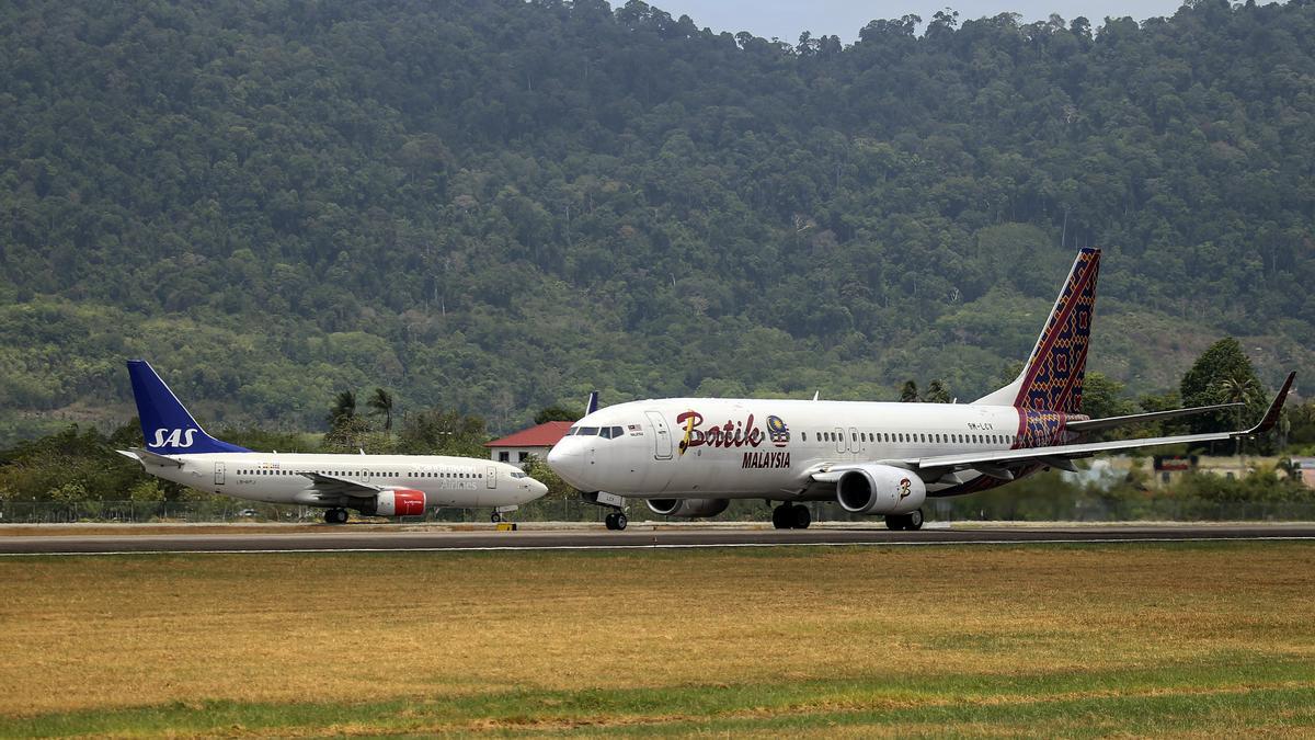 Avión medicalizado que trasladó al rey Harald desde Malasia a Noruega.