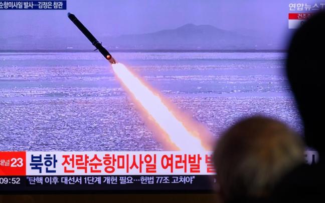 Misil lanzado desde Corea del Norte.