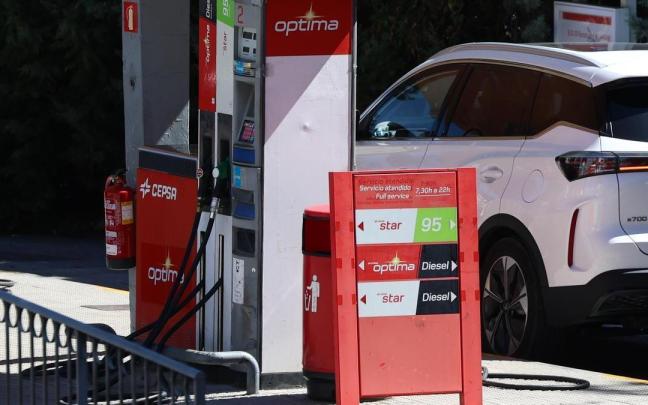 Imagen de archivo de una gasolinera.