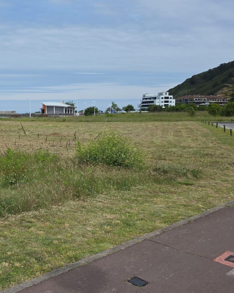 Zona de aterrizaje de parapentes de Orio.