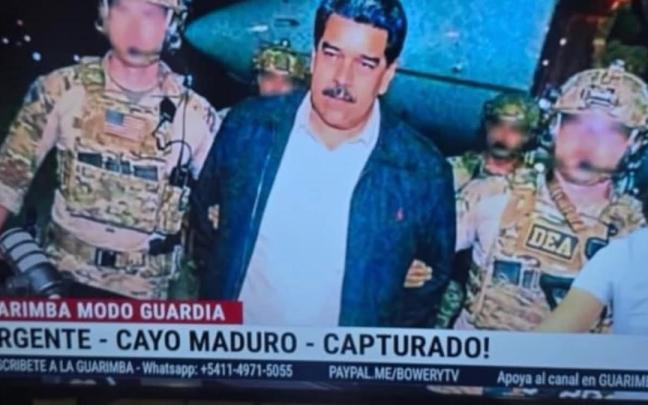 En imágenes: EEUU ataca a Venezuela y captura a Maduro