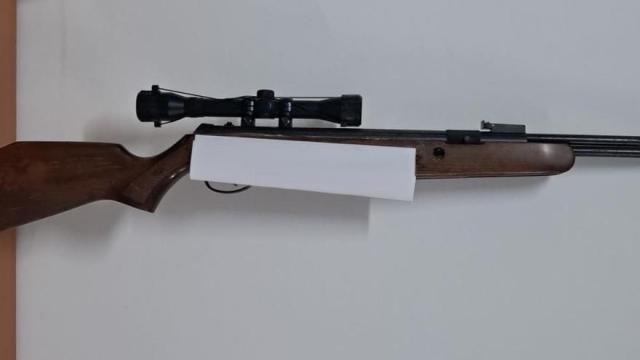 Arma incautada al detenido.